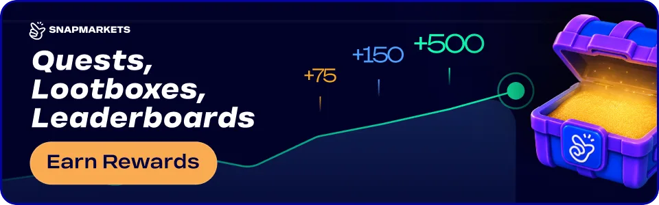 SnapMarkets — Quests, Lootboxes, Leaderboards. Earn Rewards